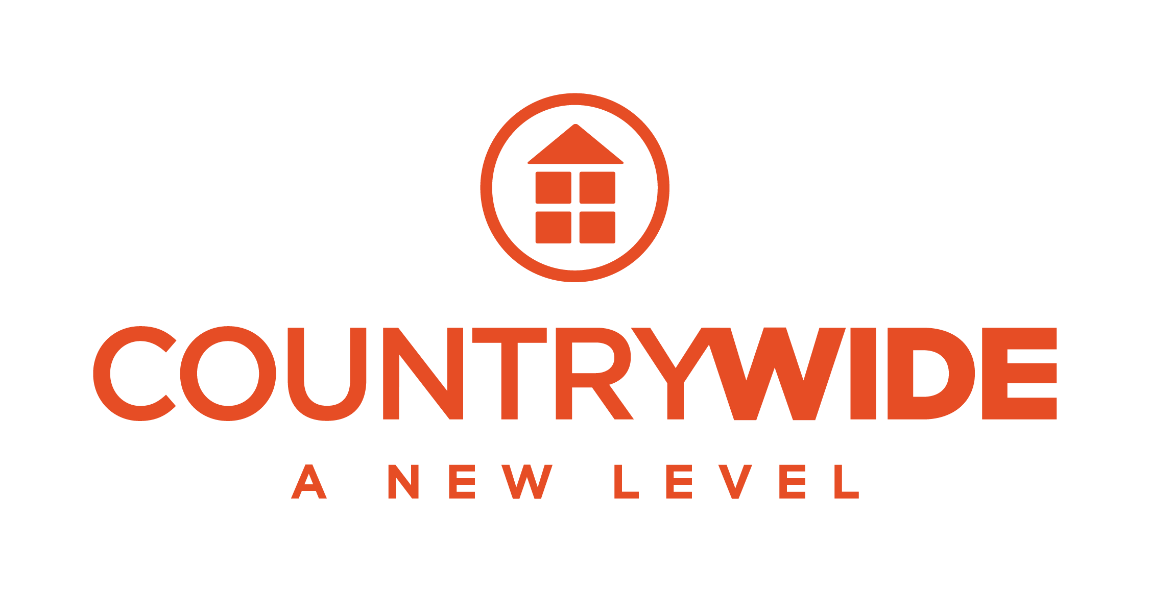 Countrywide Homes logo featuring a house icon and the tagline "A New Level," representing ROC Media's marketing efforts for real estate campaigns.