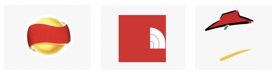 Logos representing well-known brands, illustrating the importance of visual identity in brand recognition and differentiation.